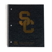 USC Trojans Black SC Interlock 5-Subject Notebook